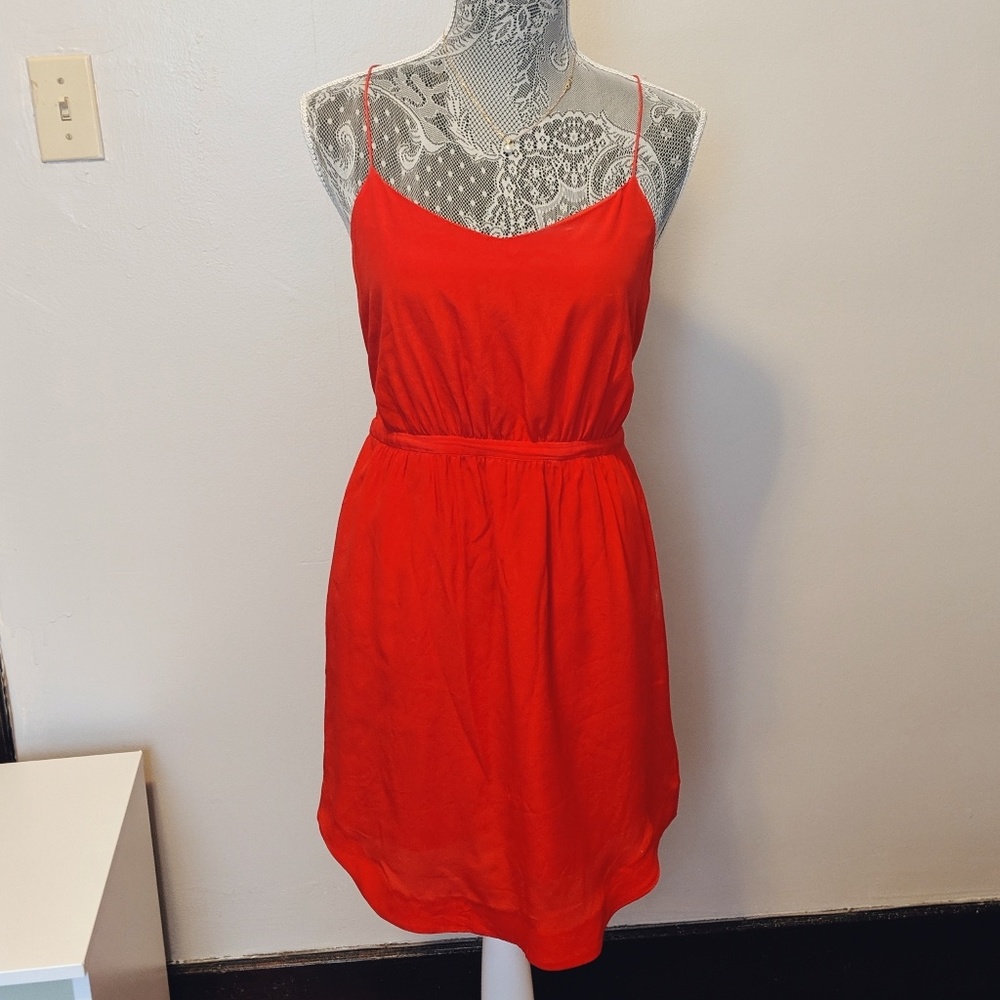 Madewell Red Strappy Dress